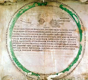 World Map Prints: Anglo-Saxon world map, 10th century