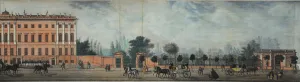 The Anichkov Palace. From the panorama of the Nevsky Prospekt, 1830. Artist: Ivanov, Ivan Alexeyevich (1779-1848)