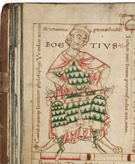 Play Music Prints: Anicius Manlius Severinus Boethius (From: De institutione musica by Boethius)