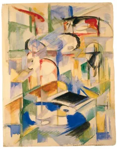 Franz 1880 1916 Prints: Animal Composition, 1913-1914