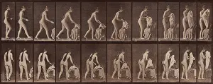 Animal Locomotion. Plate 415, 1887. Creator: Muybridge, Eadweard (1830-1904)