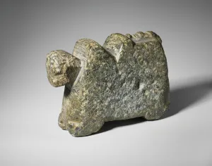 Animal-Shaped Spit Rest, Iran, 9th-10th century. Creator: Unknown Animal-Shaped Spit Rest, Iran, 9th-10th century. Creator: Unknown