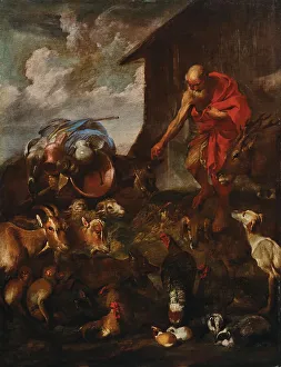 Castiglione Prints: Animals Entering the Ark of Noah