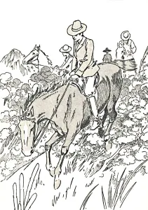 Most of these animals are hunted, 1912. Artist: Charles Robinson Most of these animals are hunted, 1912. Artist: Charles Robinson