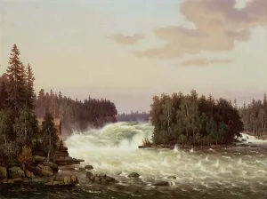 Rapids Prints: Anjalankoski Rapids, 1867. Creator: Ferdinand von Wright