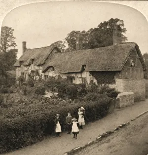 Ann Hathaways Cottage, Shottery, England, 1896. Creator: Works and Sun Sculpture Studios