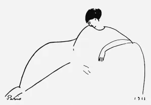 Anna Akhmatova, 1911. Artist: Modigliani, Amedeo (1884-1920)