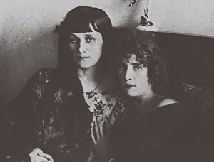 Akhmatova Prints: Anna Akhmatova and Olga Glebova-Sudeikina, 1914