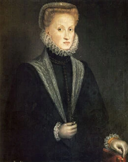 Anguissola Collection: Anna of Austria, Queen consort of Philip II of Spain and Portugal, 1573