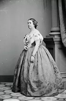 Hoop Skirt Gallery: Anna Bishop, between 1855 and 1865. Creator: Unknown
