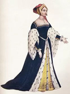 Boleyn Gallery: Anna Boleyn, or Anne Bullen, Queen of England 1533, (1902). Artist: Edmund Thomas Parris