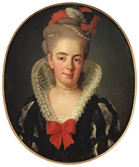 Plumes Prints: Anna Charlotta Stapelmohr, 1754-1791, b Schröderheim, 1773. Creator: Per Krafft the Elder