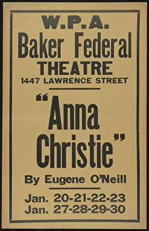 Oneill Eugene Prints: Anna Christie, Denver, 1938. Creator: Unknown