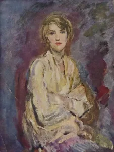 Ambrose Collection: Anna, Daughter of the Artist, 1905 (1935). Artist: Ambrose McEvoy
