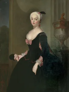 Pesne Antoine Prints: Anna Elisabeth von der Schulenburg, early-mid 18th century. Creator: Antoine Pesne