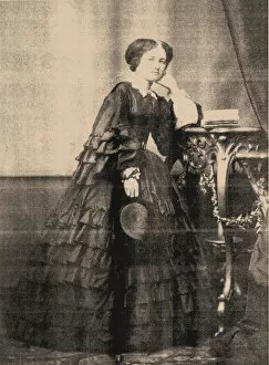Photoengraving Gallery: Anna Fyodorovna Tyutcheva (1829-1889), 1862