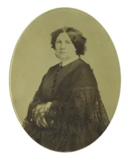 State Central Literary Museum Prints: Anna Grigorievna Filosofova (1815-1892), 1850-1860s. Artist: Anonymous