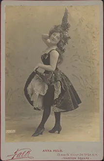 Held Prints: Anna Held (1873-1918), 1896. Creator: Photo studio Benjamin J. Falk