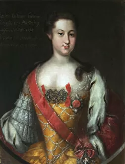 Images Dated 22nd February 2011: Anna Leopoldovna, Grand Duchess and Regent of Russia, (1718-1746), 1732