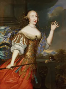 Plaits Prints: Anna Maria Lovisa 1627-1693, Duchess of Montpensier. Creator: Unknown