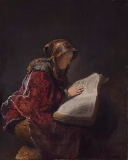 Anna The Prophetess Gallery: Anna the Prophetess, 1631. Artist: Rembrandt van Rhijn (1606-1669)