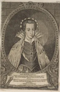 Radziwill Prints: Anna Radziwill (1475 / 76-1522). From: Icones Familiae Ducalis Radivilianae, 1758