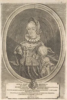 Radziwill Prints: Anna Radziwill (Boner). From: Icones Familiae Ducalis Radivilianae, 1758