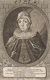 Anna Radziwill. From: Icones Familiae Ducalis Radivilianae, 1758
