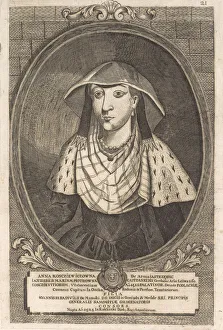 Radziwill Prints: Anna Radziwill (Kostewicz). From: Icones Familiae Ducalis Radivilianae, 1758