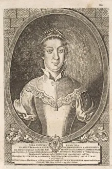 Radziwill Prints: Anna Radziwill (Sadowski). From: Icones Familiae Ducalis Radivilianae, 1758