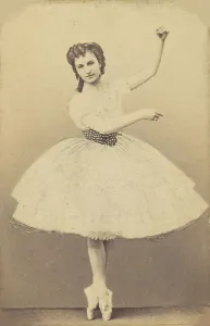 Scenic Design Prints: Anna Sobeshchanskaya (1842-1918) in the ballet Ondine