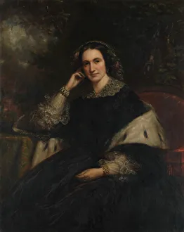 Cameo Prints: Anna Watson Stuart, ca. 1862. Creator: Daniel Huntington