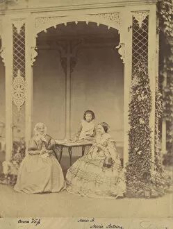 Antoine Franz Gallery: Anna Woss, Marie and Marie Antoine, 1850s-60s. Creator: Franz Antoine