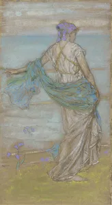 Pastel Prints: Annabel Lee, 1885-1887. Creator: James Abbott McNeill Whistler