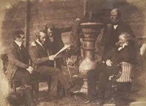 Adamson Hill And Prints: Annan Presbytery, 1843-47. Creators: David Octavius Hill, Robert Adamson