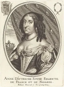 Austria Anne Of Prints: Anne of Austria. Creator: Balthasar Moncornet