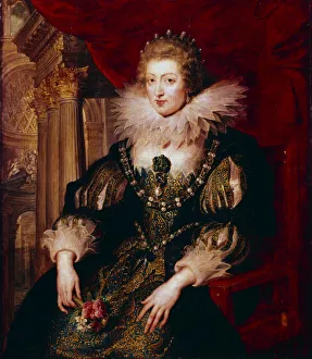 Louis Dieudonn Prints: Anne of Austria, Queen Consort of France, 17th century. Artist: Peter Paul Rubens