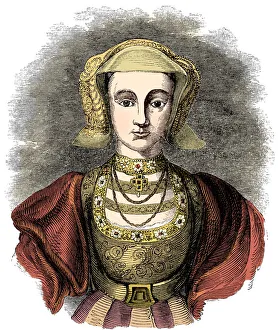 Anne Of Prints: Anne of Cleves (1515-1557), fourth wife of Henry VIII of England, 19th century