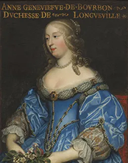 Mid Of 17th Cen Prints: Anne-Genevieve de Bourbon-Conde (1619-1679), Duchess of Longueville, Mid of 17th cen