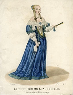 Anne Genevieve of Bourbon-Conde, Duchess of Longueville.Artist: Gatine