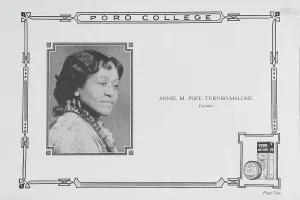 Anne M. Pope Turnbo-Malone; Founder, 1922. Creator: Unknown