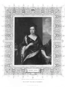 Anne Of Prints: Anne, Queen of Great Britain, (19th century). Artist: J Cochran