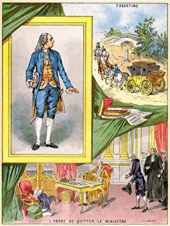Les Francais Illustres Prints: Anne Robert Jacques Turgot, French economist and statesman, 1898. Artist: Gilbert