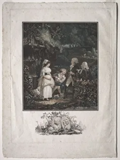 Annette and Lubin, 1789. Creator: Philibert Louis Debucourt (French, 1755-1832)