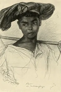 Anni - Malayan boy, Singapore, 1898. Creator: Christian Wilhelm Allers Anni - Malayan boy, Singapore, 1898. Creator: Christian Wilhelm Allers
