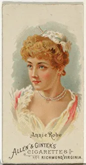 Annie Robe, from Worlds Beauties, Series 1 (N26) for Allen & Ginter Cigarettes, 1888