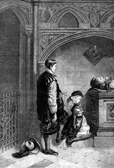 William Hollidge Prints: The Anniversary, by F. Huard, in the French Gallery, 1871. Creator: William Hollidge