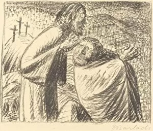 Anno Domini MCMXVI Post Christum Natum, 1916. Creator: Ernst Barlach