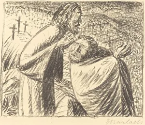Risen Prints: Anno Domini MCMXVI Post Christum Natum, 1916. Creator: Ernst Barlach