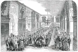 Great Hall Prints: Annual Dinner of the Governors of Bridewell and Bethlem Hospitals